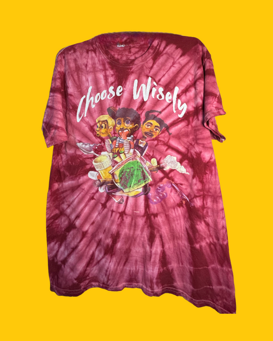 Camisa Overzize Red Choose Wisely